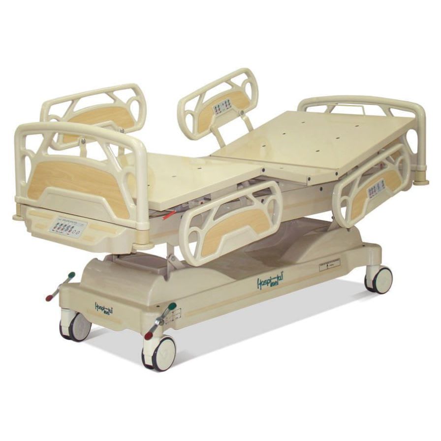 Electrical bed / Trendelenburg / reverse Trendelenburg / height-adjustable HM 2002 C Hospimetal Ind. Met. de Equip. Hospitalares