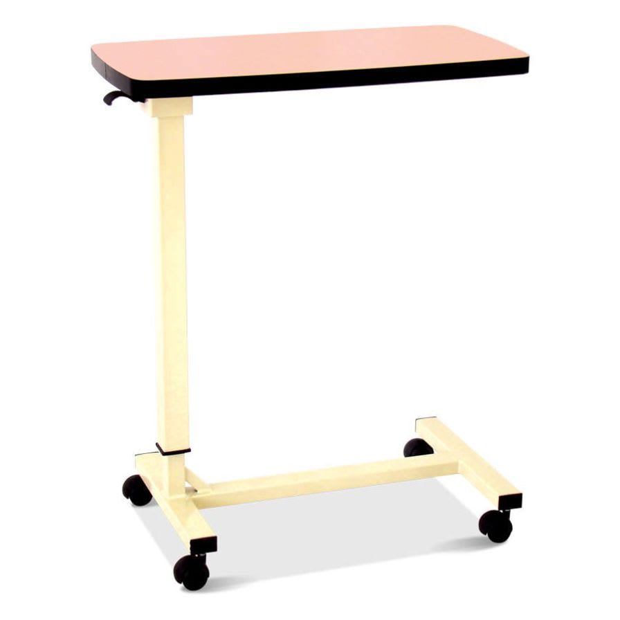 Height-adjustable overbed table / on casters HM 2027 B Hospimetal Ind. Met. de Equip. Hospitalares