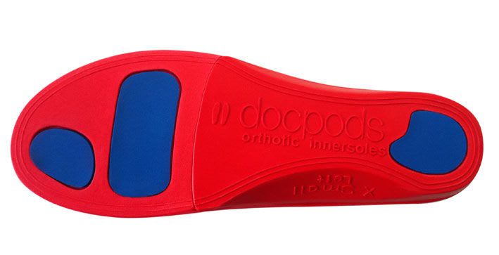 Orthopedic insoles with heel pad / pediatric Sports Docpods