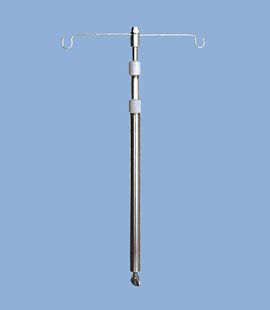 2-hook IV pole / telescopic / bed N120 Savion Industries