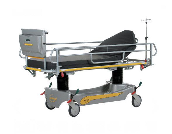 Transfer stretcher trolley / mechanical / 2-section Model ES 709 Savion Industries