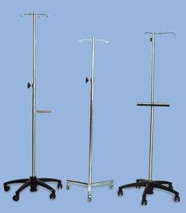 Telescopic IV pole / on casters N127C N127D N127E Savion Industries