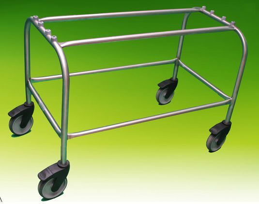 Coffin trolley / stainless steel Fixed A.R. Twigg & Son