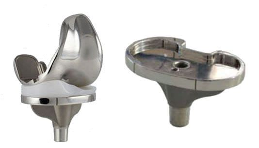 Three-compartment knee prosthesis / fixed-bearing / traditional GMK sphere Medacta