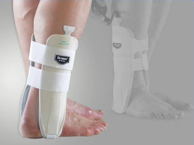 Ankle splint (orthopedic immobilization) / inflatable DR-A016-1 Dr. Med
