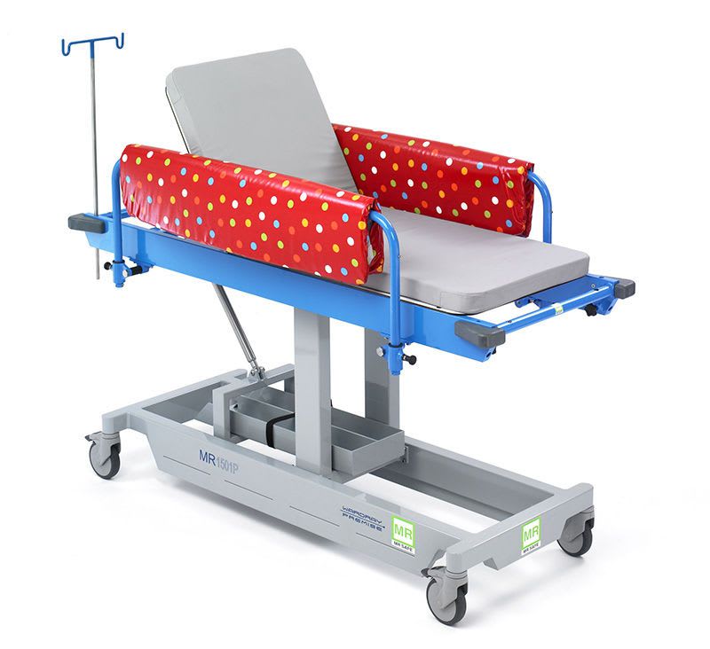 Pediatric stretcher trolley / transport / non-magnetic / mechanical MR1501/P Wardray Premise