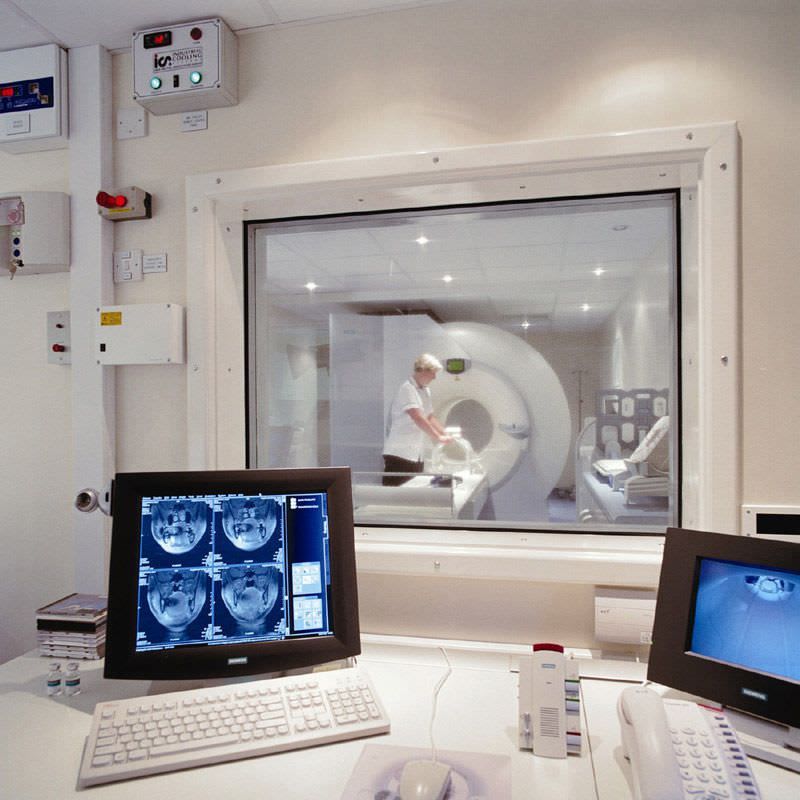 Viewing window / MRI / RF-shielded Wardray Premise