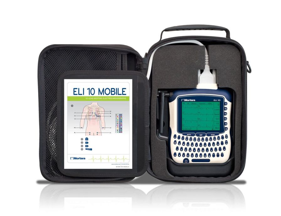 Digital electrocardiograph / 12-channel / portable ELI™ 10 Mobile Mortara