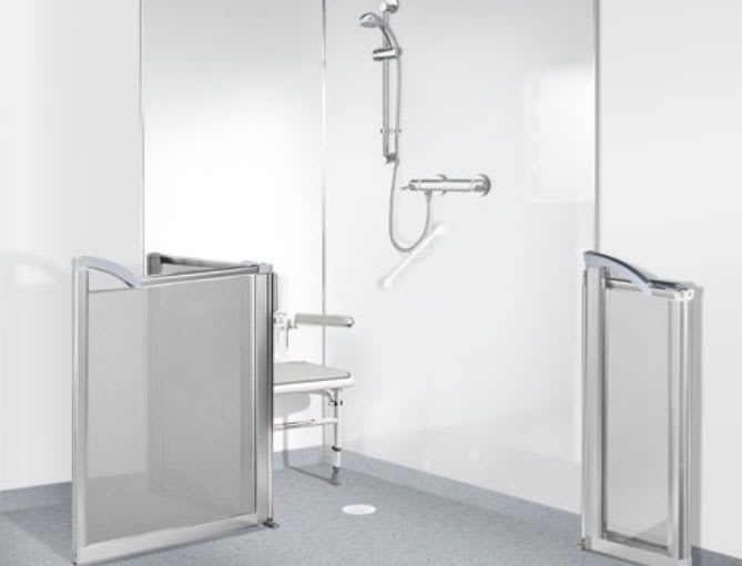 Shower with shower seat / medical Wet Rooms Gainsborough Baths