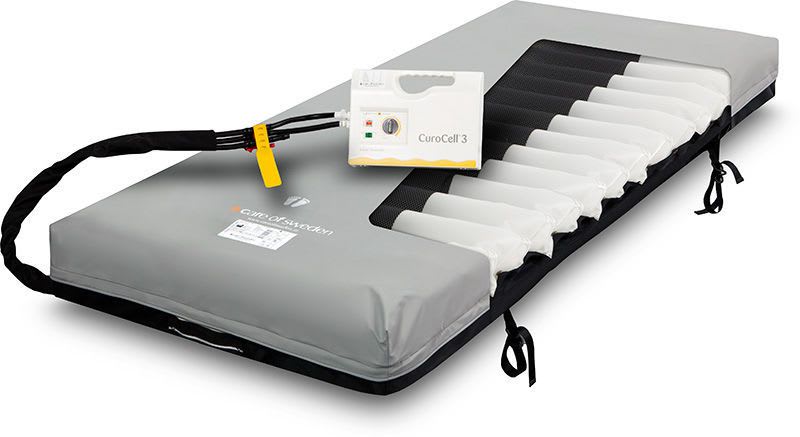 Hospital bed mattress / anti-decubitus / foam / alternating pressure CuroCell® 3 CX19 Care of Sweden