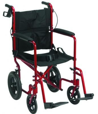 Folding patient transfer chair BES-1002 Besco Medical