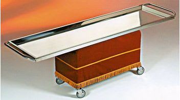 Mortuary stretcher / stainless steel Morquip