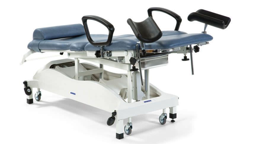 Gynecological examination table / electrical / height-adjustable / on casters STREAMLINE™ Gynae 3 Deluxe Akron