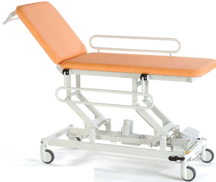 Hydraulic examination table / on casters / height-adjustable / 2-section STREAMLINE™ Mobile 2 Akron
