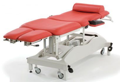 Electrical examination table / on casters / height-adjustable / 3-section STREAMLINE™ General Purpose Couch - GP3 Akron