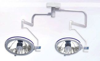 Halogen surgical light / modular / ceiling-mounted / 2-arm MAGNAPAX Magnatek Enterprises