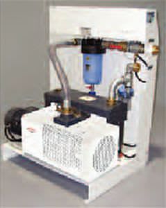 Medical vacuum system / rotary vane / lubricated SVI MIL'S