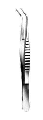 Curved dental diagnostic tweezers 15 cm | 01-101-15 ALLSEAS