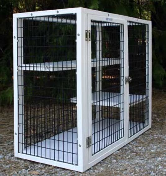 2-shelf veterinary cage S401 CD&E Enterprises