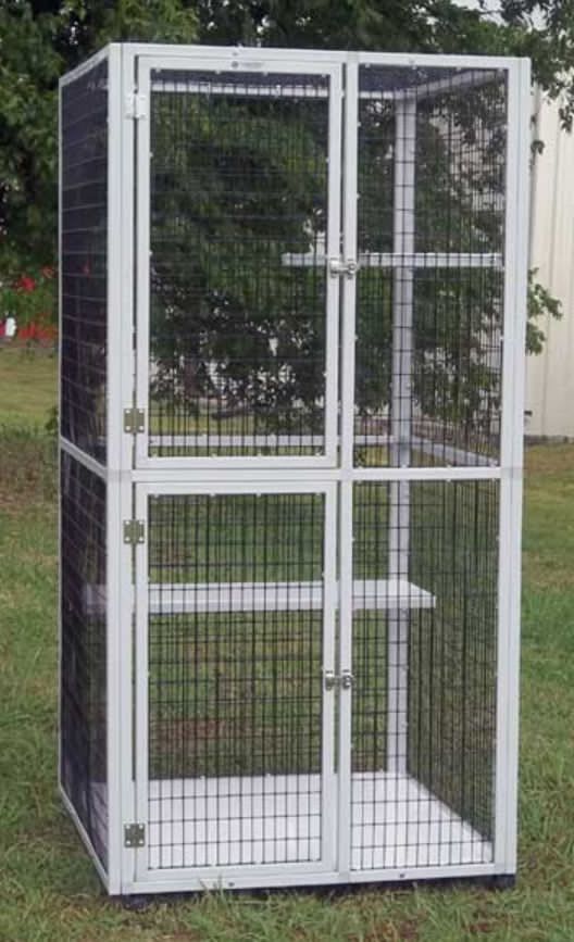 2-shelf veterinary cage S543 CD&E Enterprises
