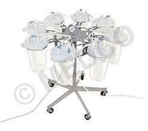 Jar stand for liposuction / wheeled EZE-VAC Medco Manufacturing