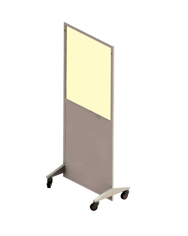 X-ray radiation protective shield / mobile / with window AMS - 076986 AMRAY Medical