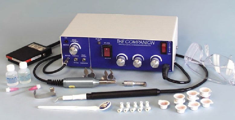 Ultrasonic dental scaler / complete set / with micromotor / veterinary COMPANION CBI