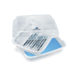 Dental instrument sterilization tray Cristófoli Plastic Vat CRISTOFOLI EQUIPAMENTOS de SEGURANCA - LTdA