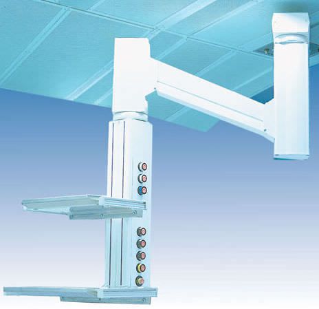Ceiling-mounted medical pendant / height-adjustable / with column SLMP900 Johnson Medical