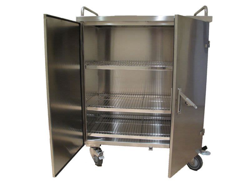 Transport trolley / for sterile goods / with hinged door B150 medlane