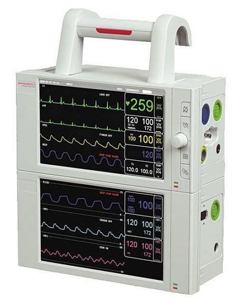 Compact multi-parameter monitor / transport PRIZM 7 Charmcare