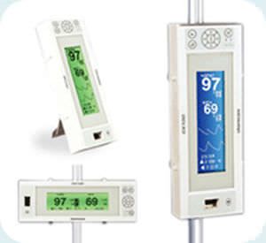 Handheld pulse oximeter / with separate sensor 0 - 100 % SpO2 | CX100 Charmcare