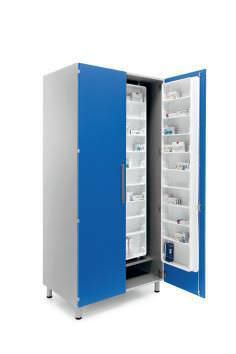 Storage cabinet / medicine / for healthcare facilities / with swinging doors Doimo Mis srl