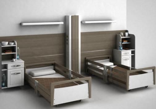 Hospital ward furniture set Passpartout series Doimo Mis srl