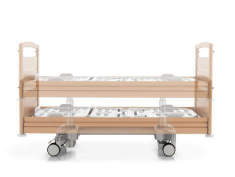 Nursing home bed / electrical / on casters / reverse Trendelenburg 500 series Doimo Mis srl