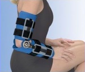 Elbow splint (orthopedic immobilization) / articulated 68BAB RCAI Restorative Care of America