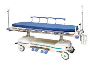 Transport stretcher trolley / X-ray transparent / height-adjustable / electrical Chevalier Series Chang Gung Medical Technology