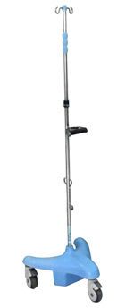 2-hook IV pole / telescopic / on casters CaGar Series Chang Gung Medical Technology