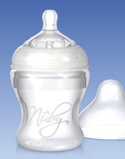 Baby bottle silicone / without bisphenol A SoftFlex™ Nuby