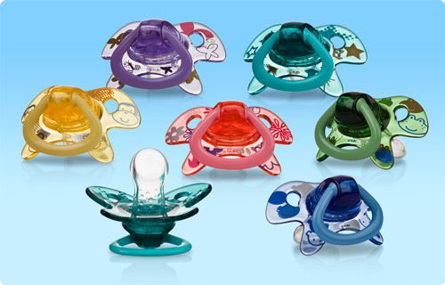 Anatomical infant pacifier / silicone Nuby