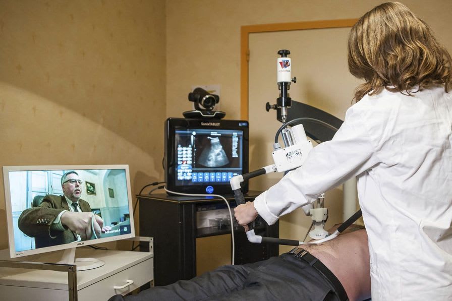Robotic remote ultrasound system MELODY Adechotech