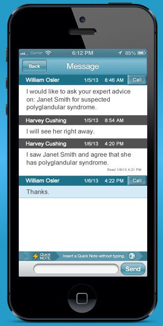 Medical iOS application / telecollaboration Doc Halo