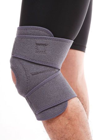 Knee orthosis (orthopedic immobilization) / open knee / with patellar buttress SQ1-L011 Senteq