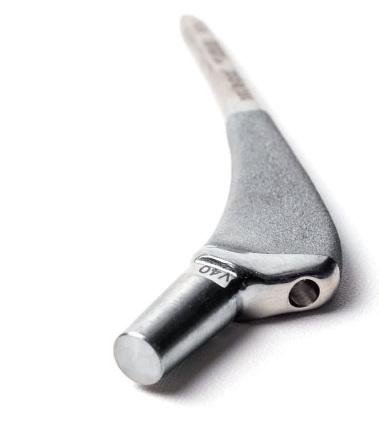 Traditional femoral stem / cementless CEMENTFREE® IMECO