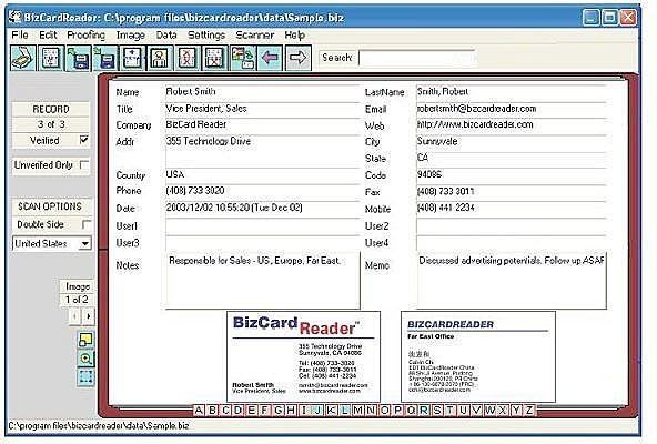 Medical software / for health insurance card scanners BizCardReader BizCardReader