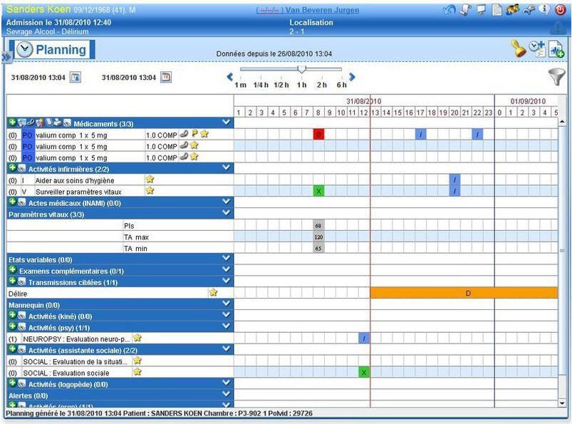 Medical software / personal records H+Psy Polymedis