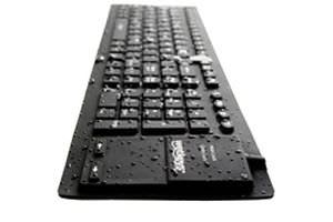 Washable medical keyboard / USB / with touchpad KBWKFC108T-BK WETKEYS