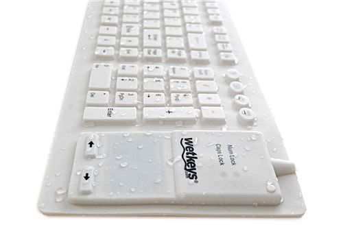 USB medical keyboard / flexible / washable / with touchpad KBWKFC108T-CG WETKEYS