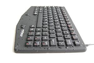 Washable medical keyboard / USB / silicone / with touchpad KBWKRC87TM-BK07 WETKEYS