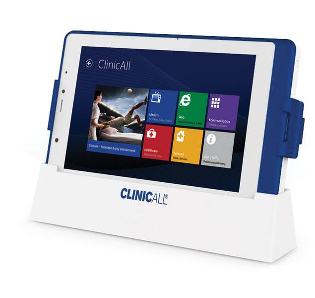 Pocket medical tablet PC / rugged / with barcode scanner ClinicAll